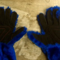 Custom mascot gloves