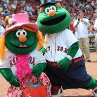 Momma Monster hat/dress, Boston Red Sox